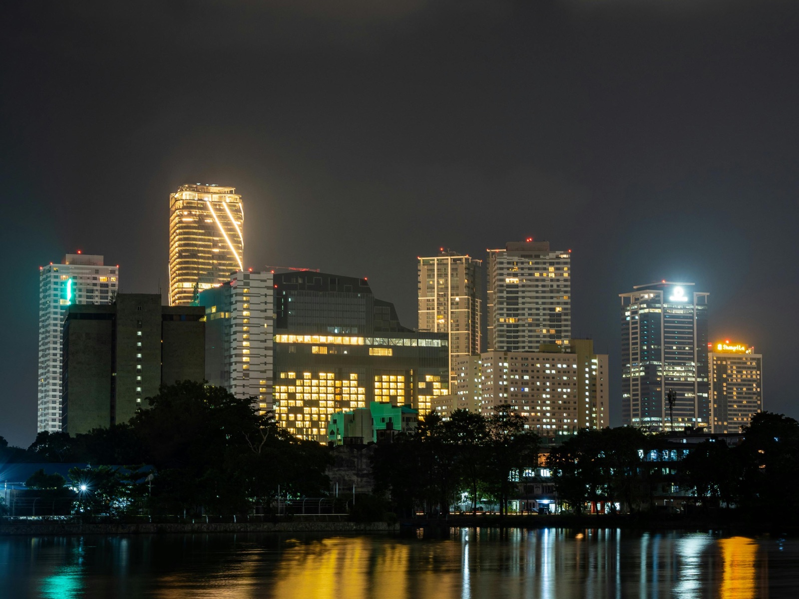 Colombo skyline featuring The Shoppes at City of Dreams